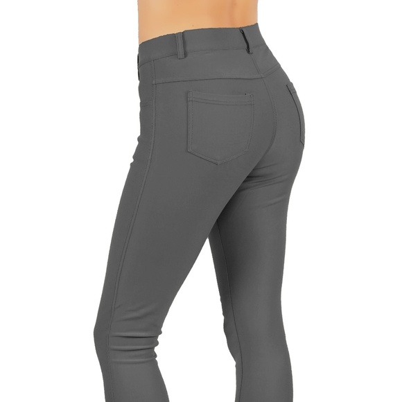 Women's Jean Look Buttery Soft Jeggings 01 - Picture 3 of 3